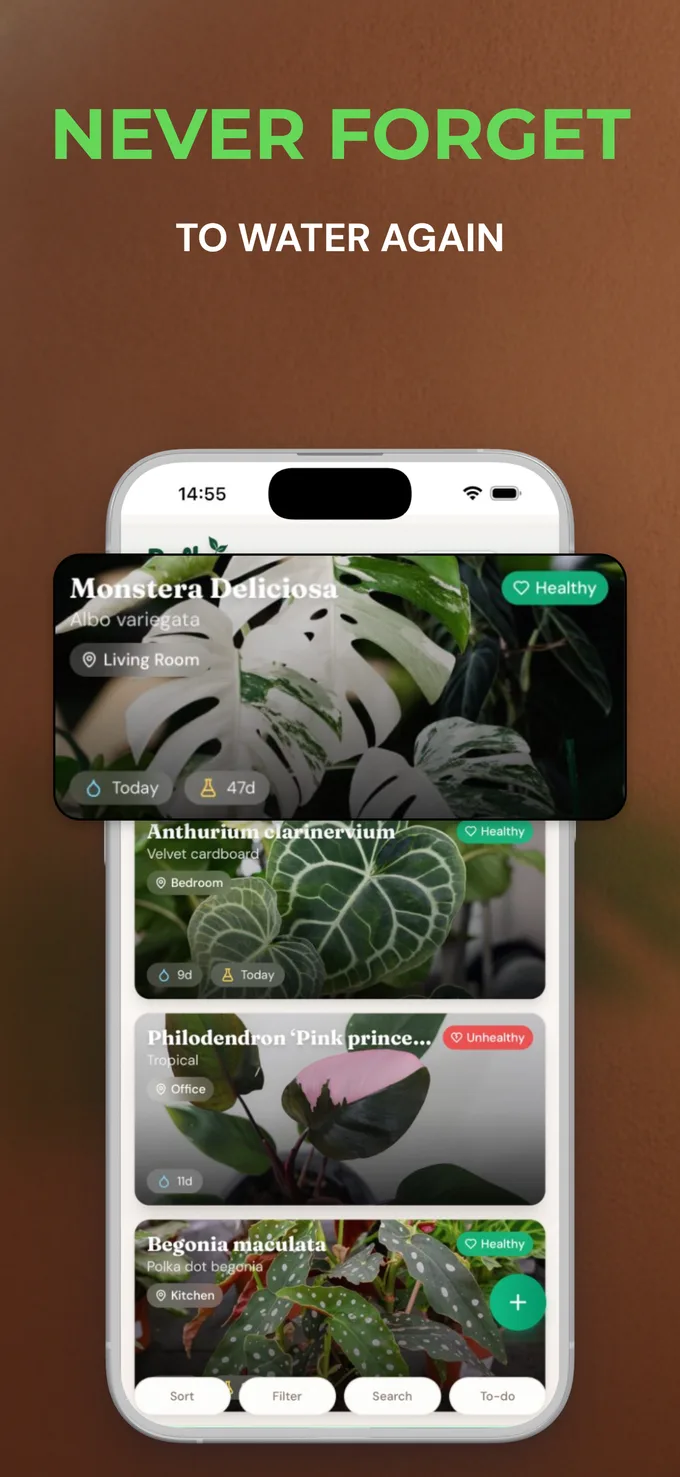 Beflore app screenshot 1